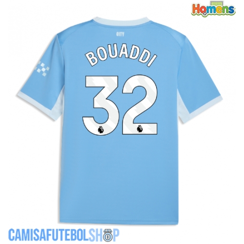 Camisa de time de futebol Manchester City Ayyoub Bouaddi #32 Replicas 1º Equipamento 2026-27 Manga Curta